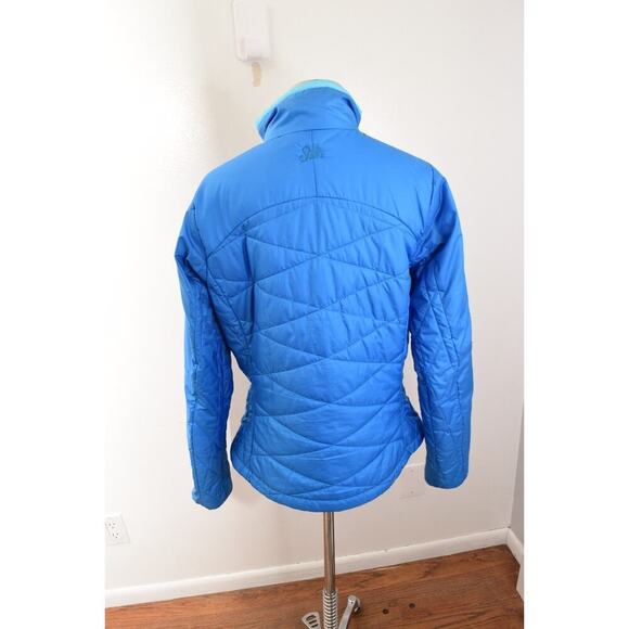 Patagonia Micro Puff Jacket Women’s Size Small Primaloft Silk Milk LOGO Quilted - Picture 3 of 6